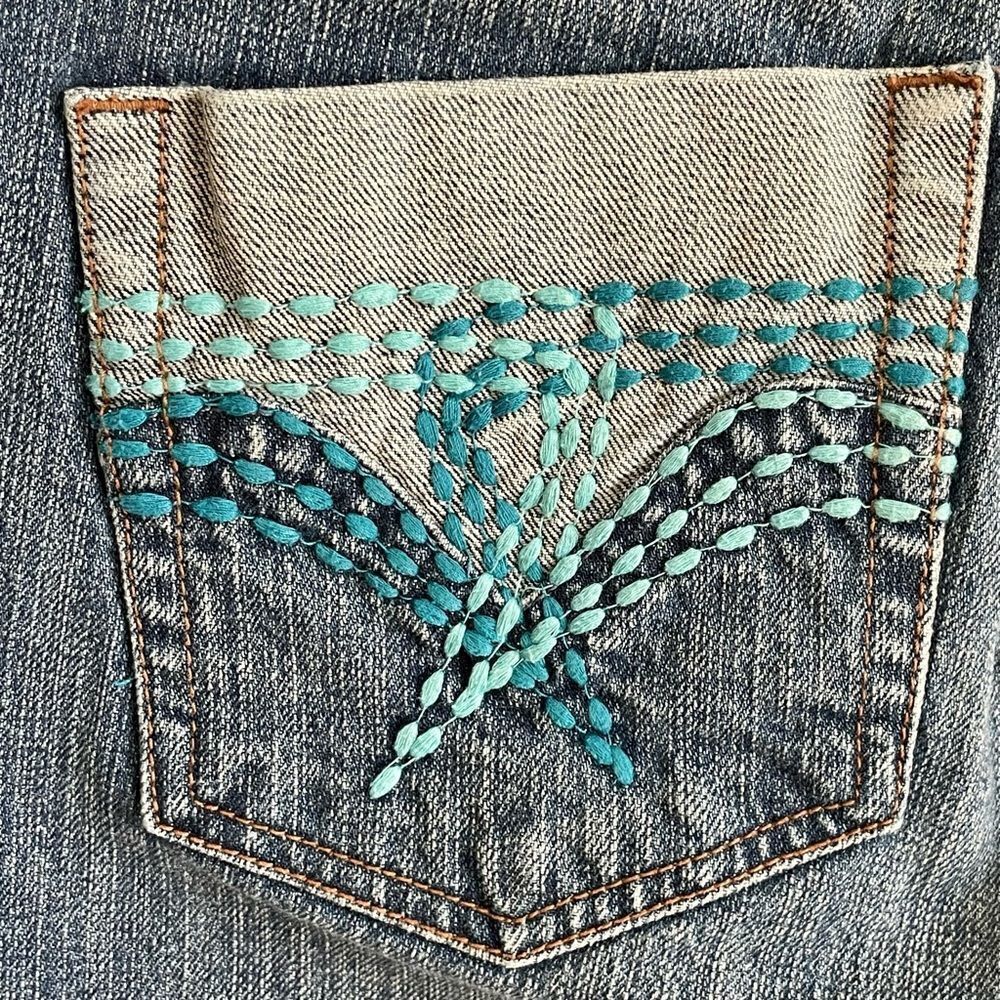 Bongo Vintage Y2K cropped capri low rise jeans - Picture 6 of 14